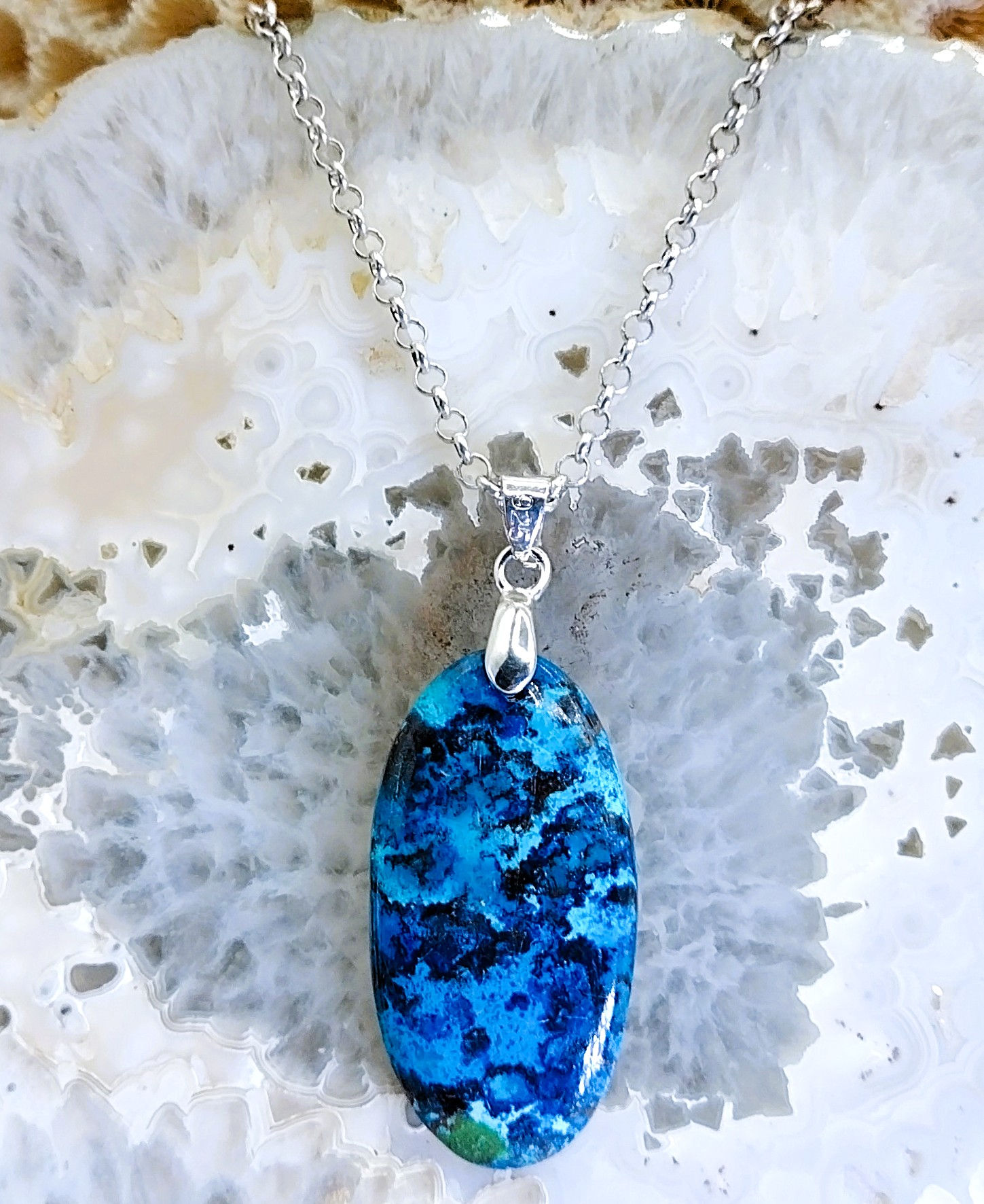 Shattuckite et Chrysocolle