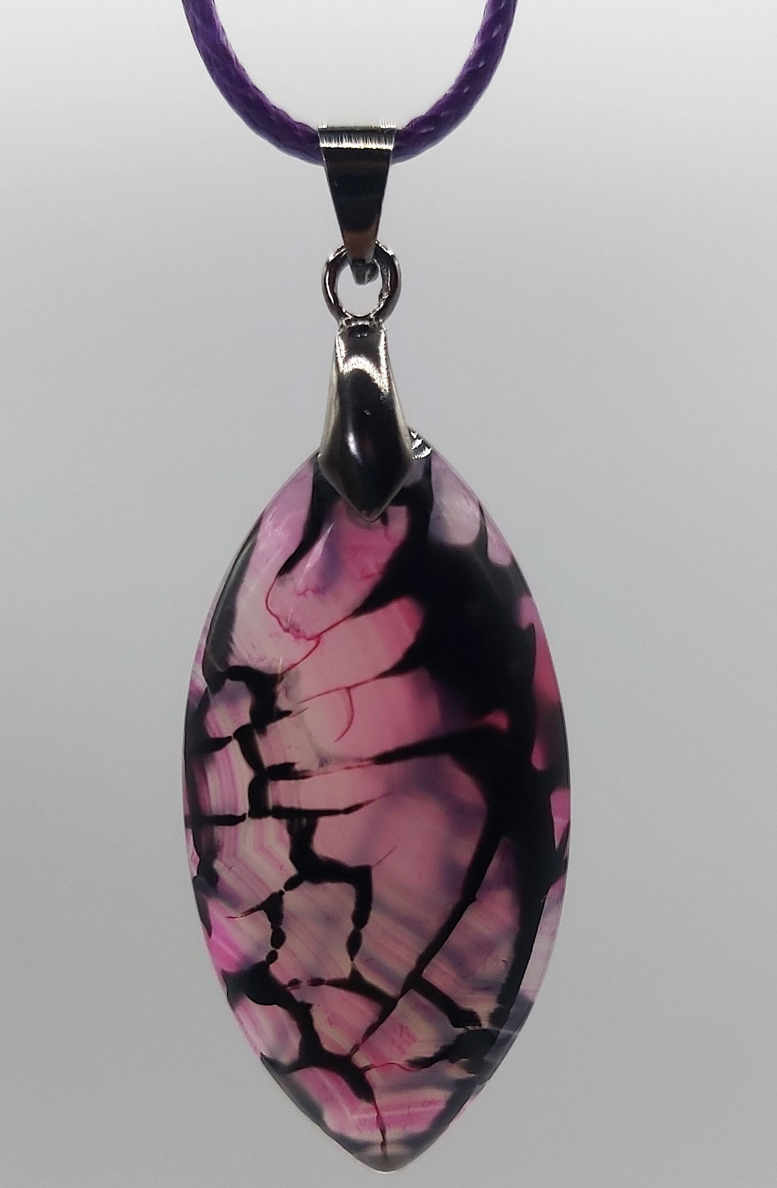 Collier avec pendentif Agate