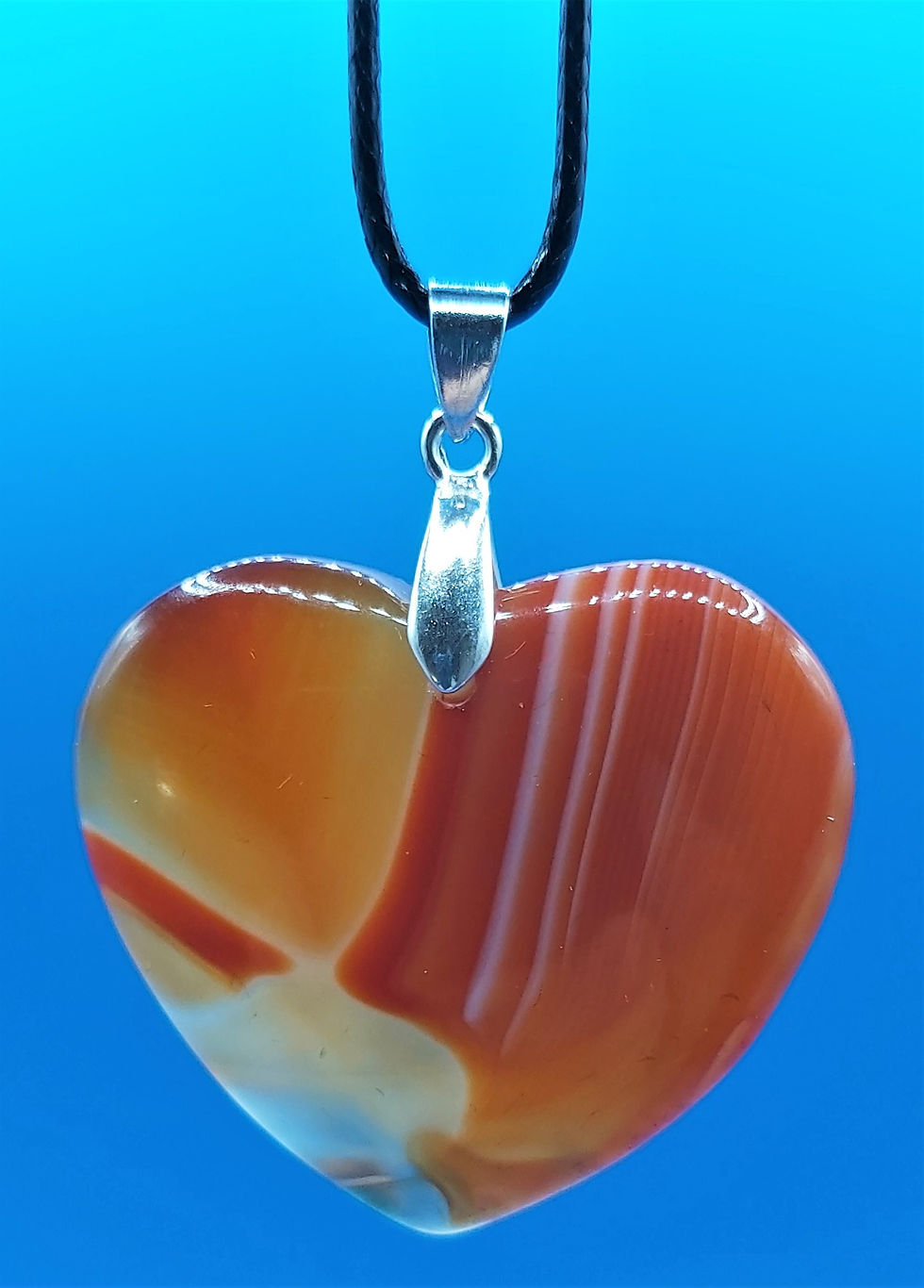 Collier avec jolis pendentifs Agates