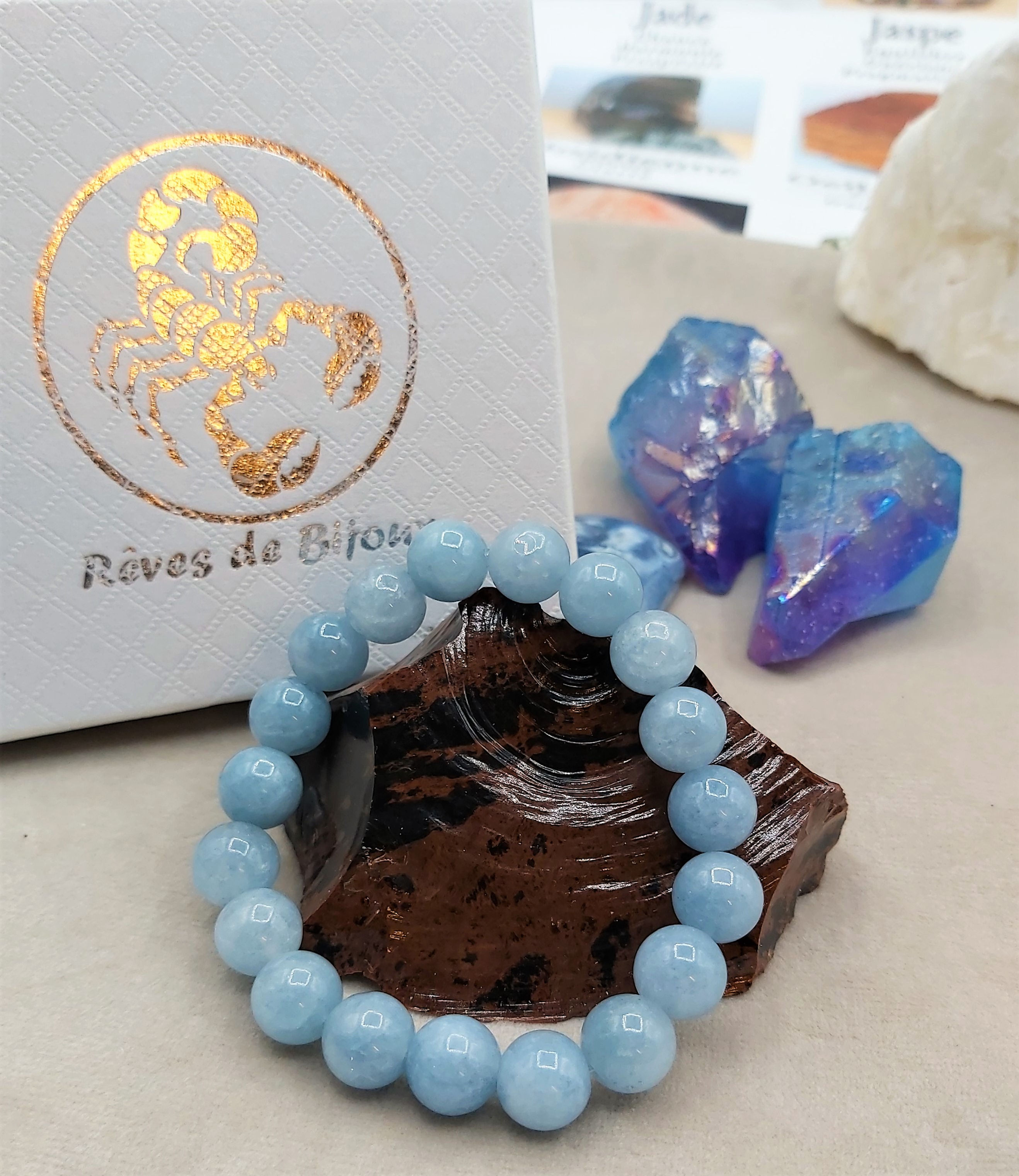 Bracelet "Régénération" - Aigue Marine