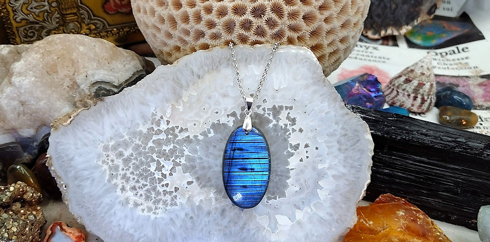 Miniature : Labradorite bleue