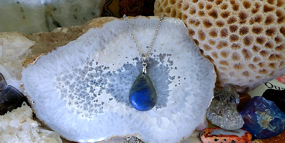 Miniature : Labradorite bleue