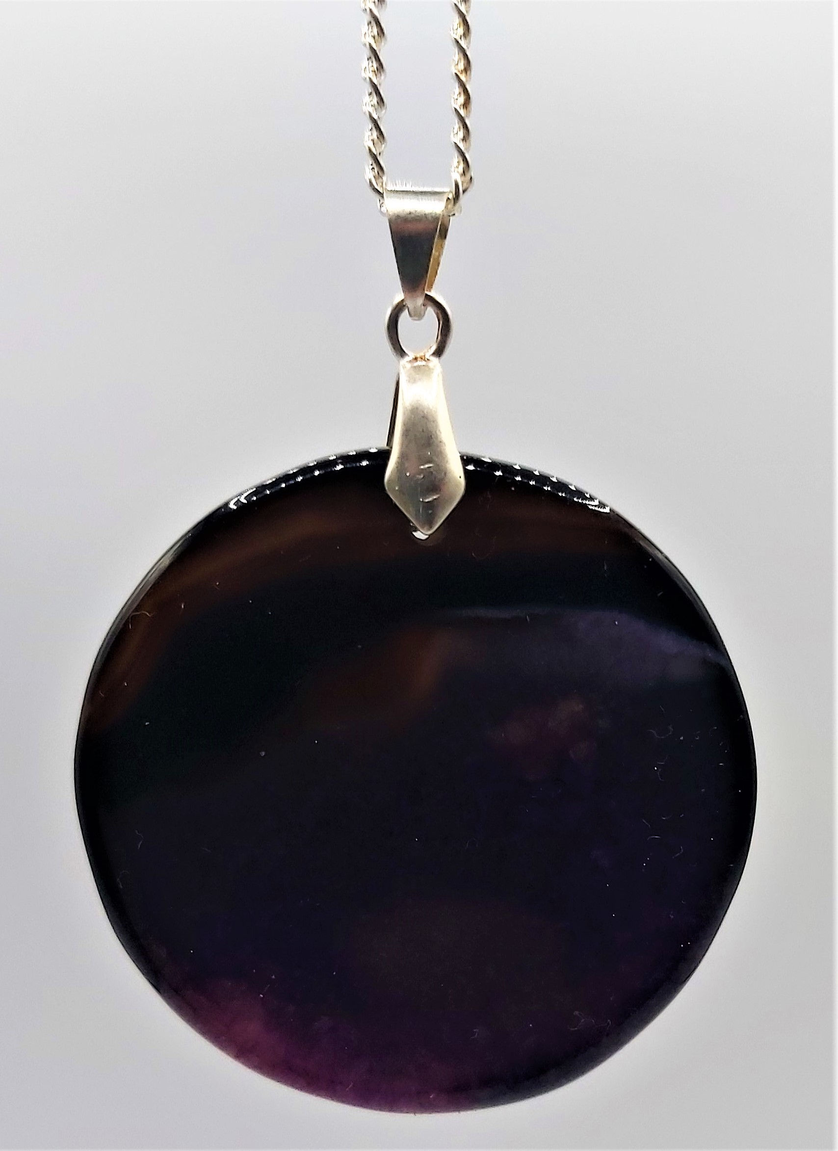 Collier avec pendentif Agate