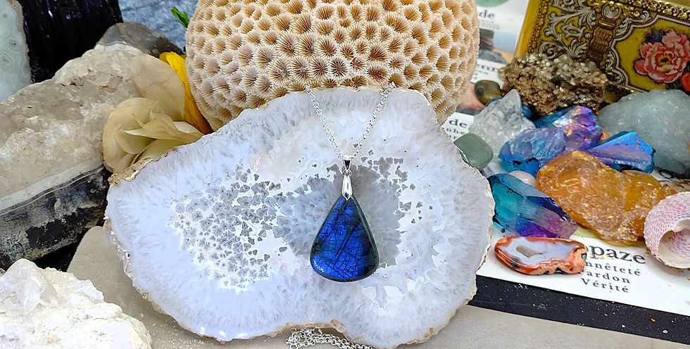 Miniature : Labradorite bleue