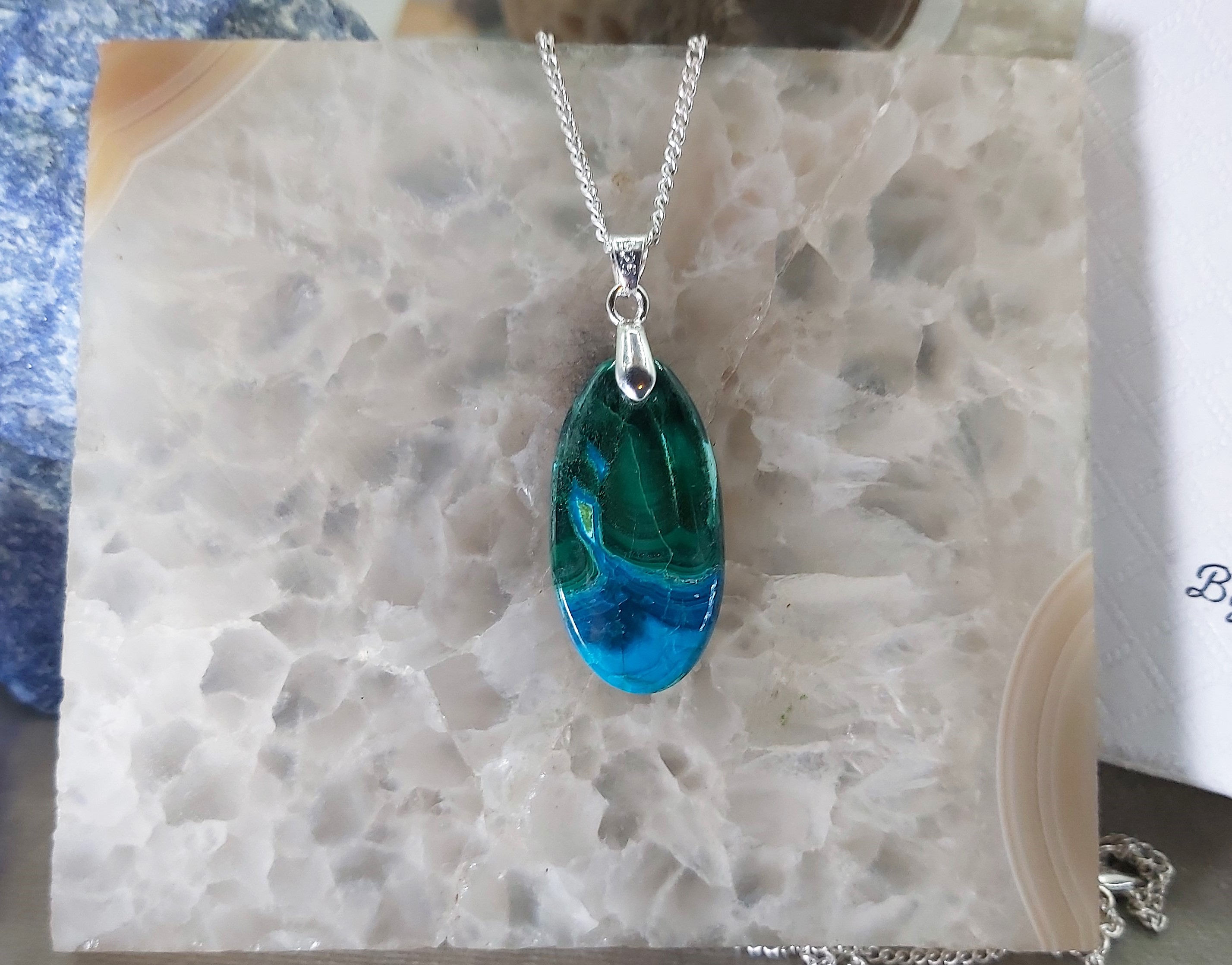 Petite Chrysocolle-Malachite