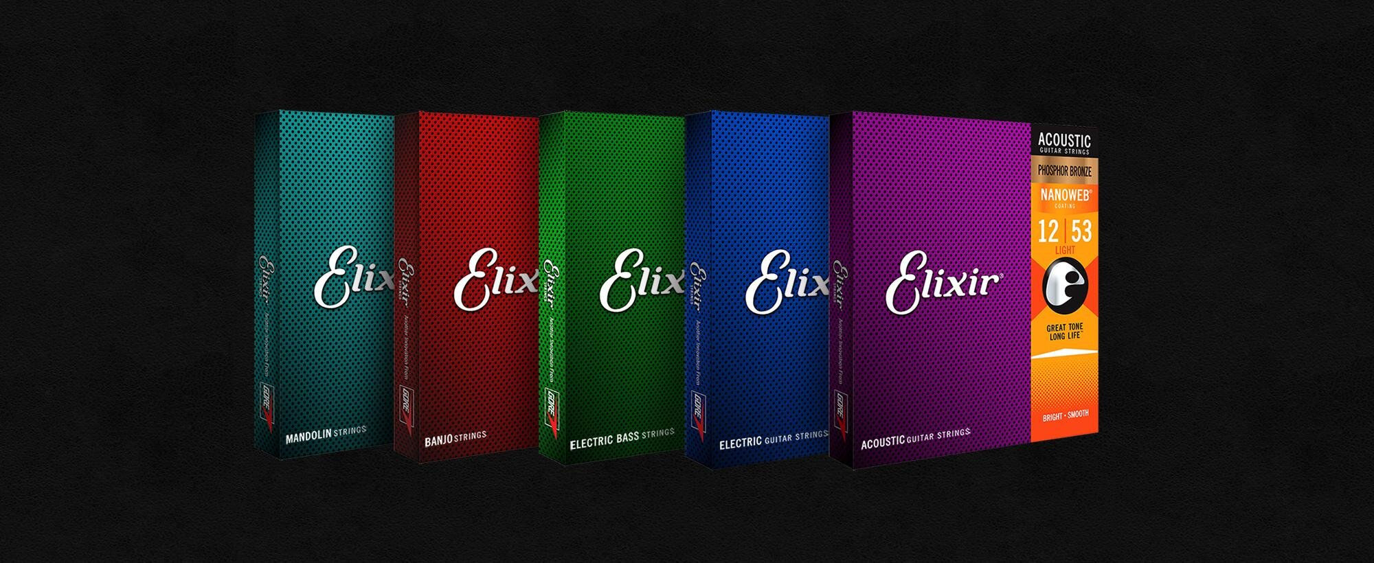 Premium and budget Guitar Strings (single and packs) electric / bass / acoustic