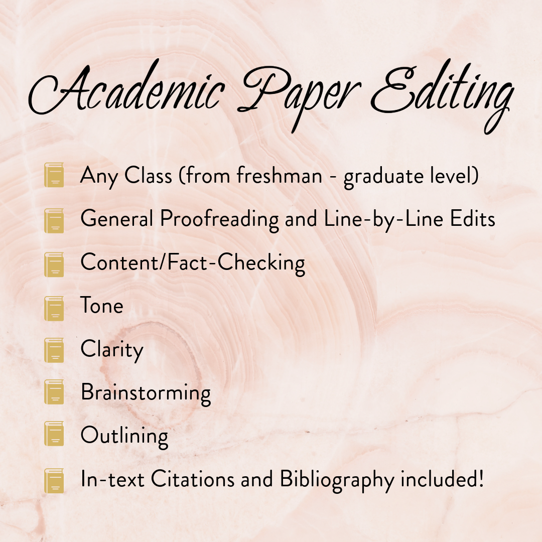 Academic Paper Editing