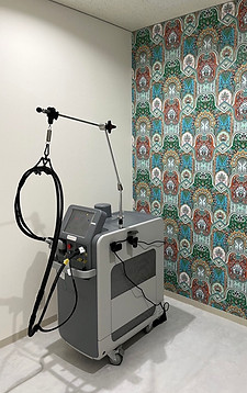 おしゃれな個室施術室　準備中