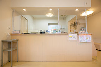 かとう耳鼻咽喉科受付