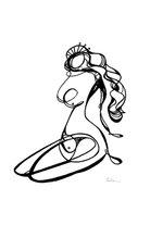 Line Drawing Series, Woman 10, Limited Edition Print 1/75