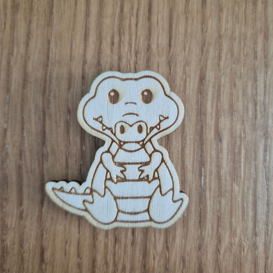 Køleskabsmagent Krokodille