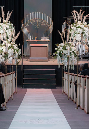 wedding ceremony aisle