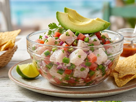 Fresh Coastal Tilapia Ceviche