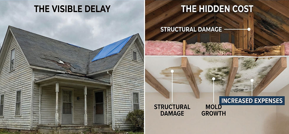The Hidden Cost of Delaying Roof Repairs in North Carolina