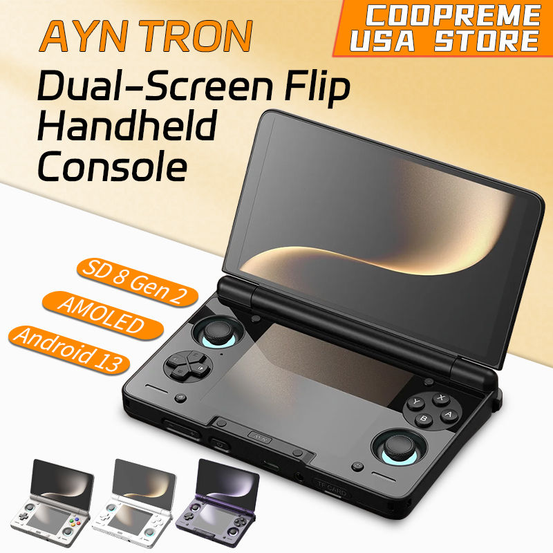 AYN Thor 6'' OLED Dual Screen Gaming Handheld Qualcomm Snapdragon CPU Android13