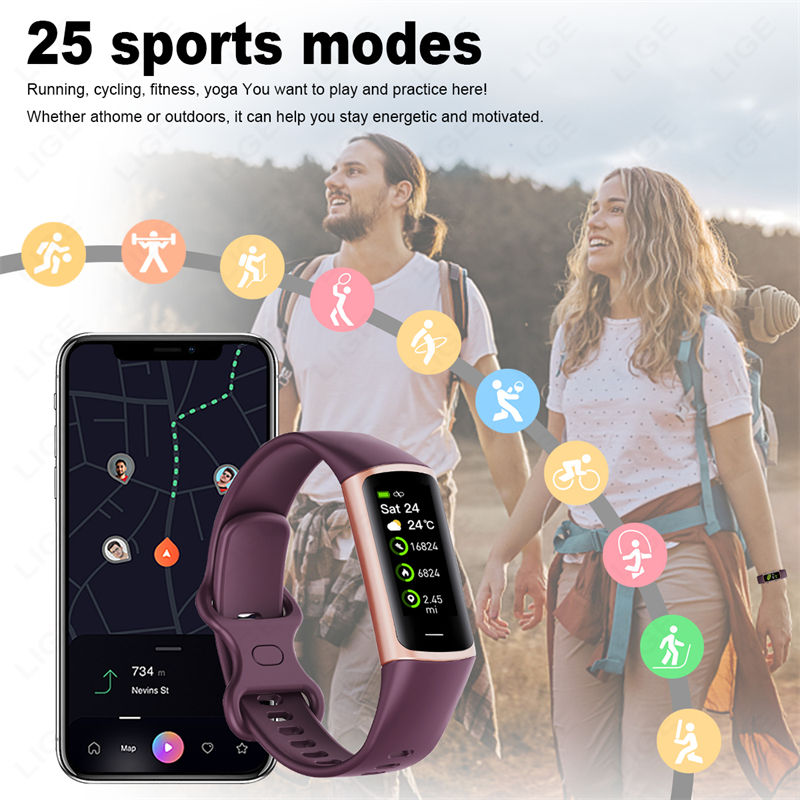 Miniatura: 2025 Sport Smart Bracelet Fitness Tracker For Man Women Band Waterproof Connecte