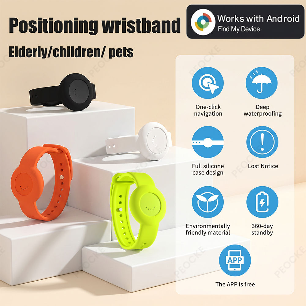 Smart Tracker Bracelet for Kids, Soft Silicone Waterproof Wristband, Lightweight