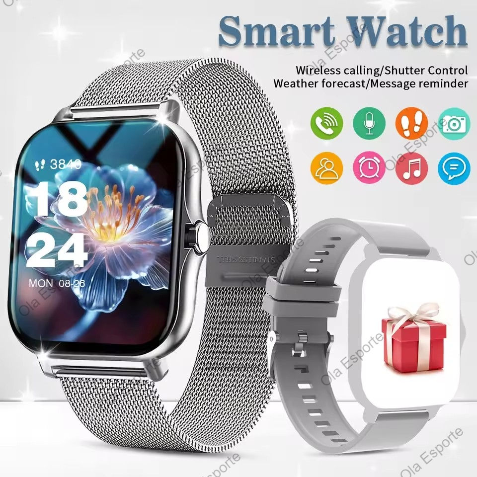 Miniatura: Y13 Smart Watch with Call Function Fitness Tracker Heart Rate Monitor Alarm Cloc