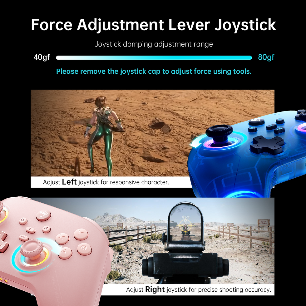Miniatura: Machenike G3 V2 PC Gaming Controller Hall Effect Gamepad for Nintendo Switch iPh