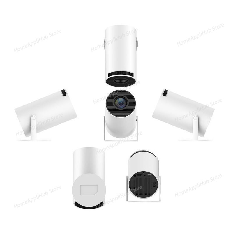 Miniatura: HY300 Home Projector 4K Portable LCD Ultra HD Wall Projection Wireless Screen Mi