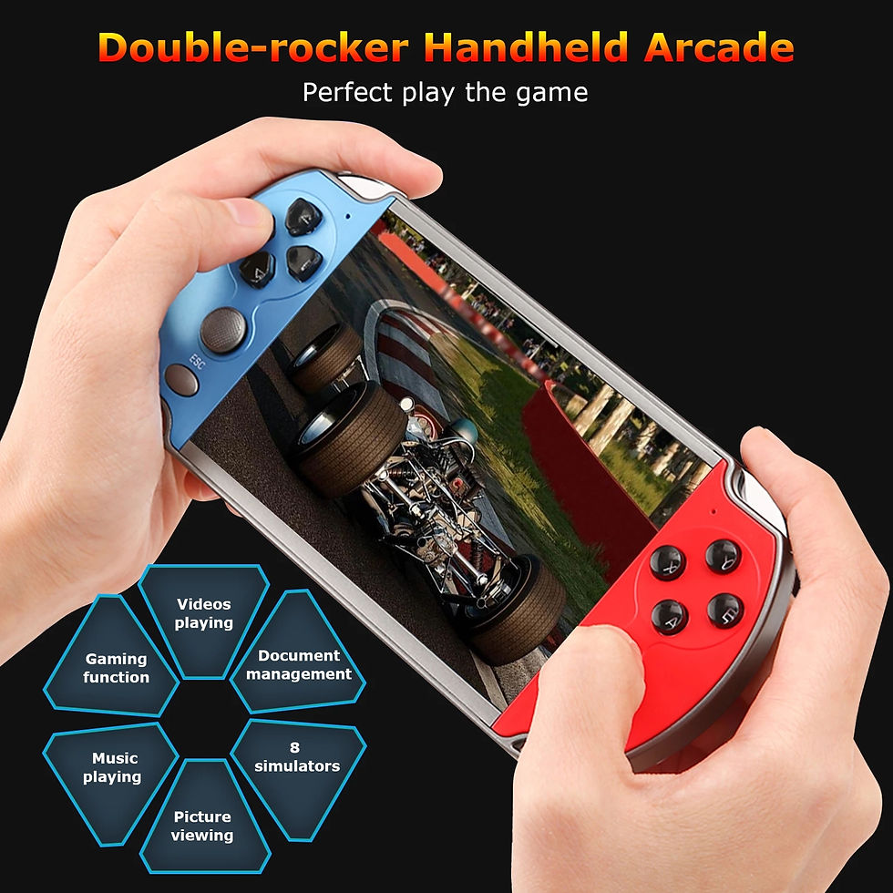 Miniatura: Retro Video Game Console Portable Handheld Gaming Videogame Machine Mini Arcade 
