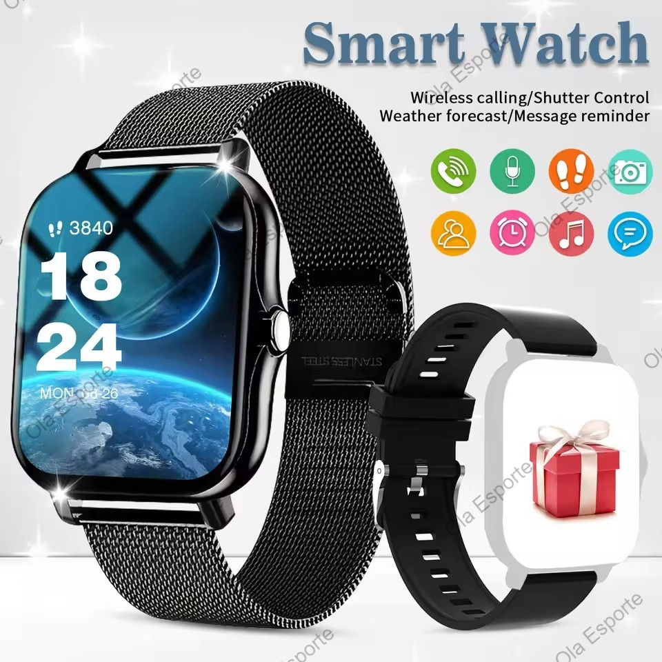 Miniatura: Y13 Smart Watch with Call Function Fitness Tracker Heart Rate Monitor Alarm Cloc