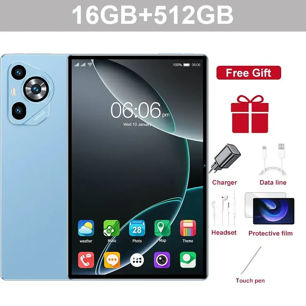 Miniatura: 2026 Original Pad 16 Pro Tablet Android 15 22GB 2TB Snapdragon 8 Gen 2 Global Ve