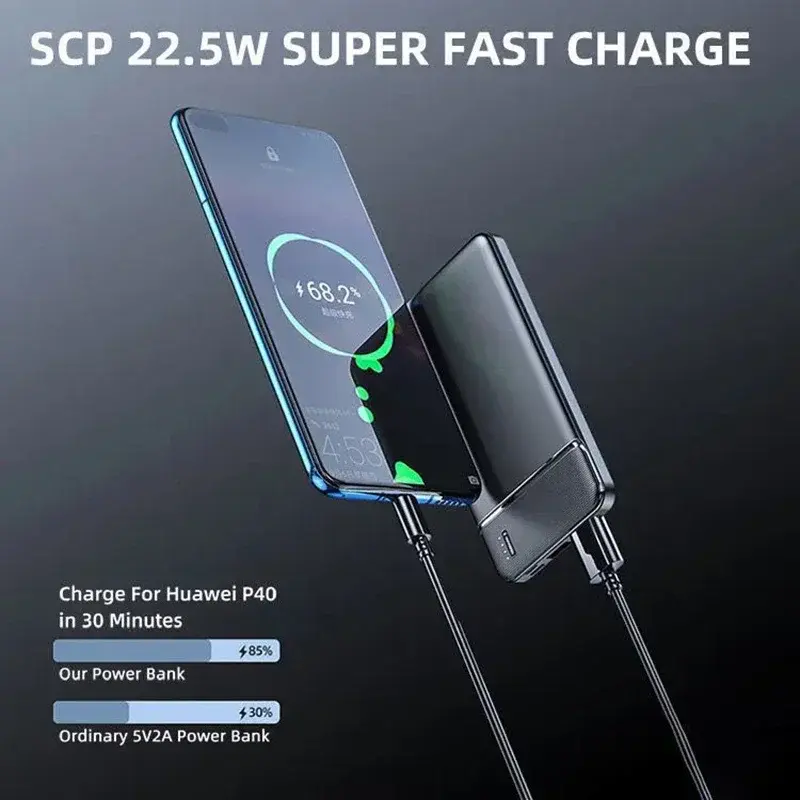 Thumbnail: 500000mAh Portable Power Bank 120W Large Capacity Super Fast Charging Powerbank 