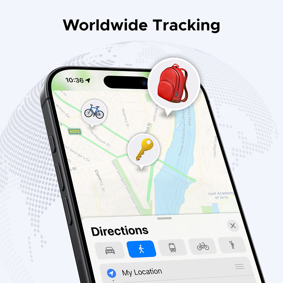 Thumbnail: UGREEN Smart Tag Bluetooth Tracker, Keys Finder Item Locator SmartTag Up to 2 Ye