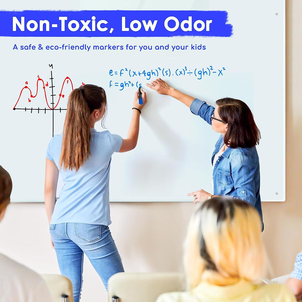 Thumbnail: glass markers with low odor