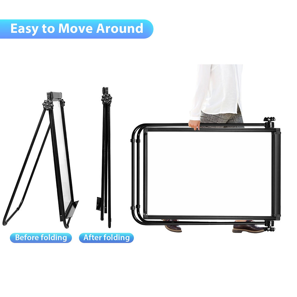 Thumbnail: Maxtek u-stand whiteboard is light and foldable to carry