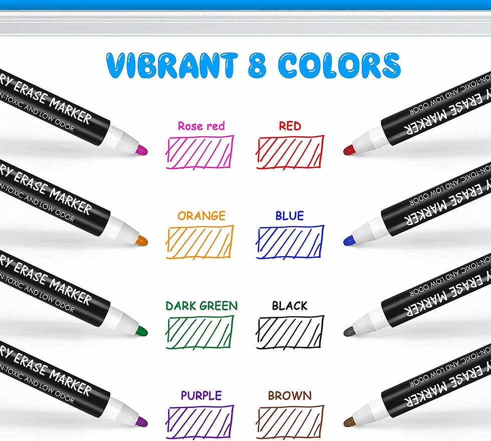 Thumbnail: Magnetic Dry Erase Marker 16-Count