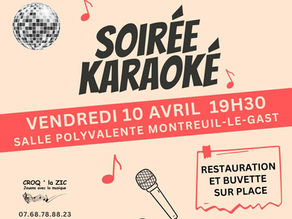 10ème Karaoké Party - Vendredi 10/04