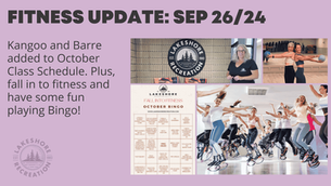Barre Classes in Saugeen Shores & Fitness Bingo!