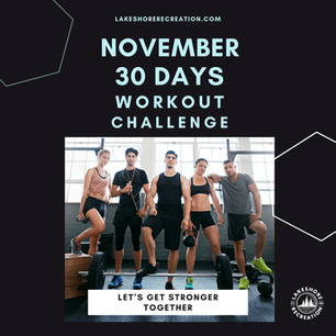 November Workout Challenge: 30 Days to Build Strength and Endurance