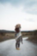 Woman on a Deserted Road