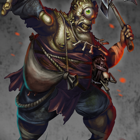 Cyclops.
Personal creature design.
Inspired by the creature of the same name from Greek Mythology.