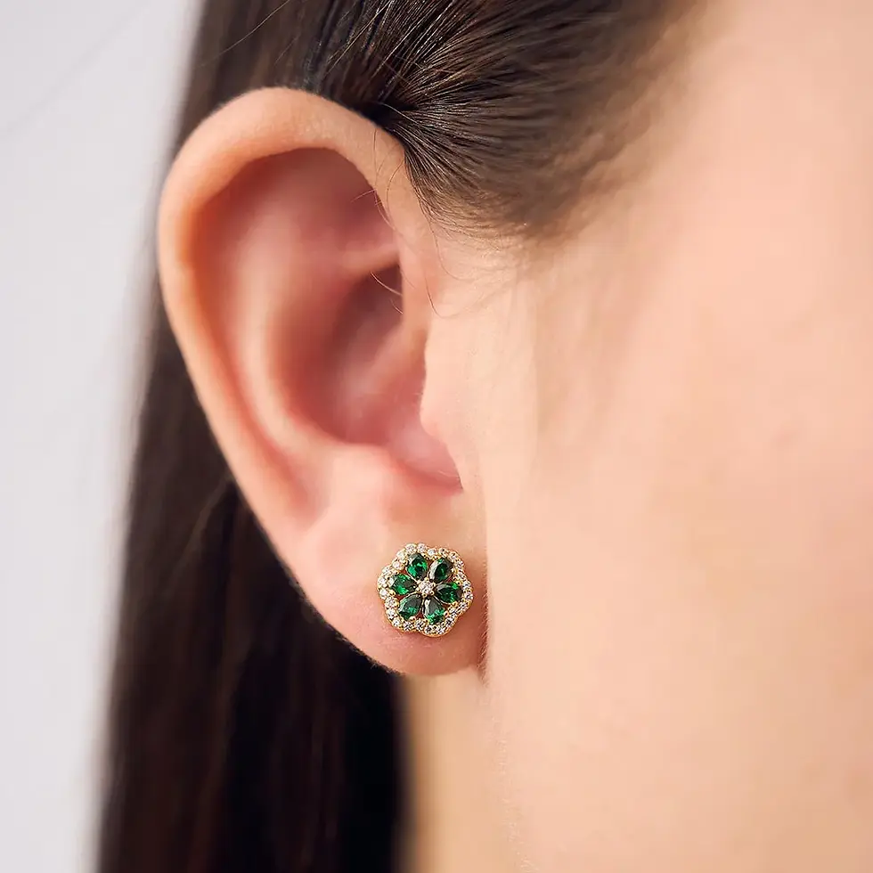 Thumbnail: Aretes Daisy Esmeralda