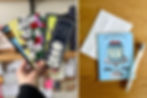 Bookmarks & fancy birthday card