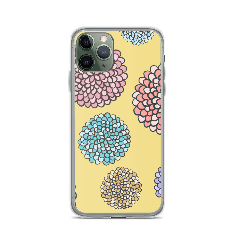 Thumbnail: Chrysanthemums (Yellow) Clear Case for iPhone® copy