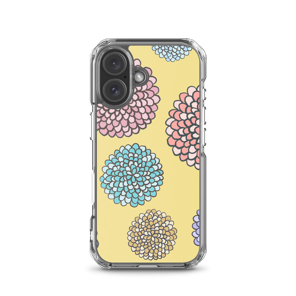 Thumbnail: Chrysanthemums (Yellow) Clear Case for iPhone® copy