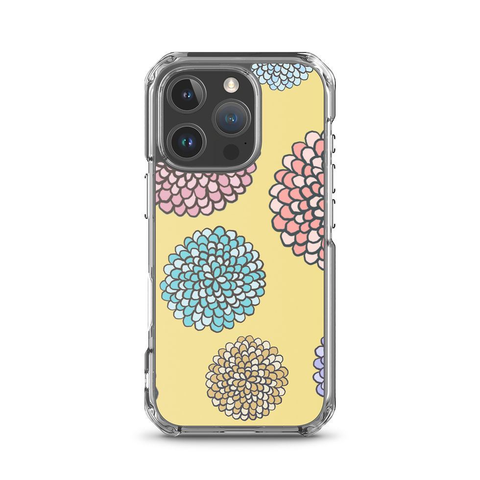 Thumbnail: Chrysanthemums (Yellow) Clear Case for iPhone® copy