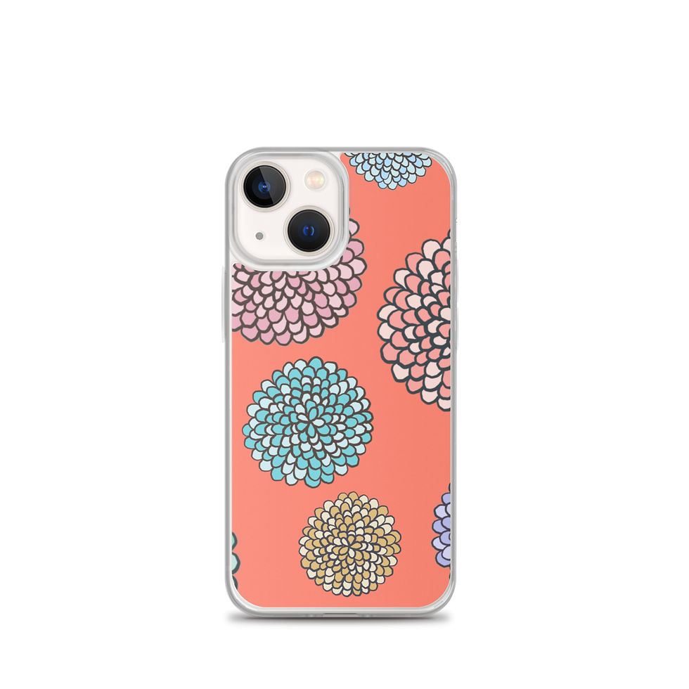 Thumbnail: Chrysanthemum (Orange) Clear Case for iPhone® copy