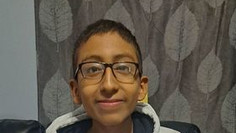 Jhonathan's thank you smile of happiness!
