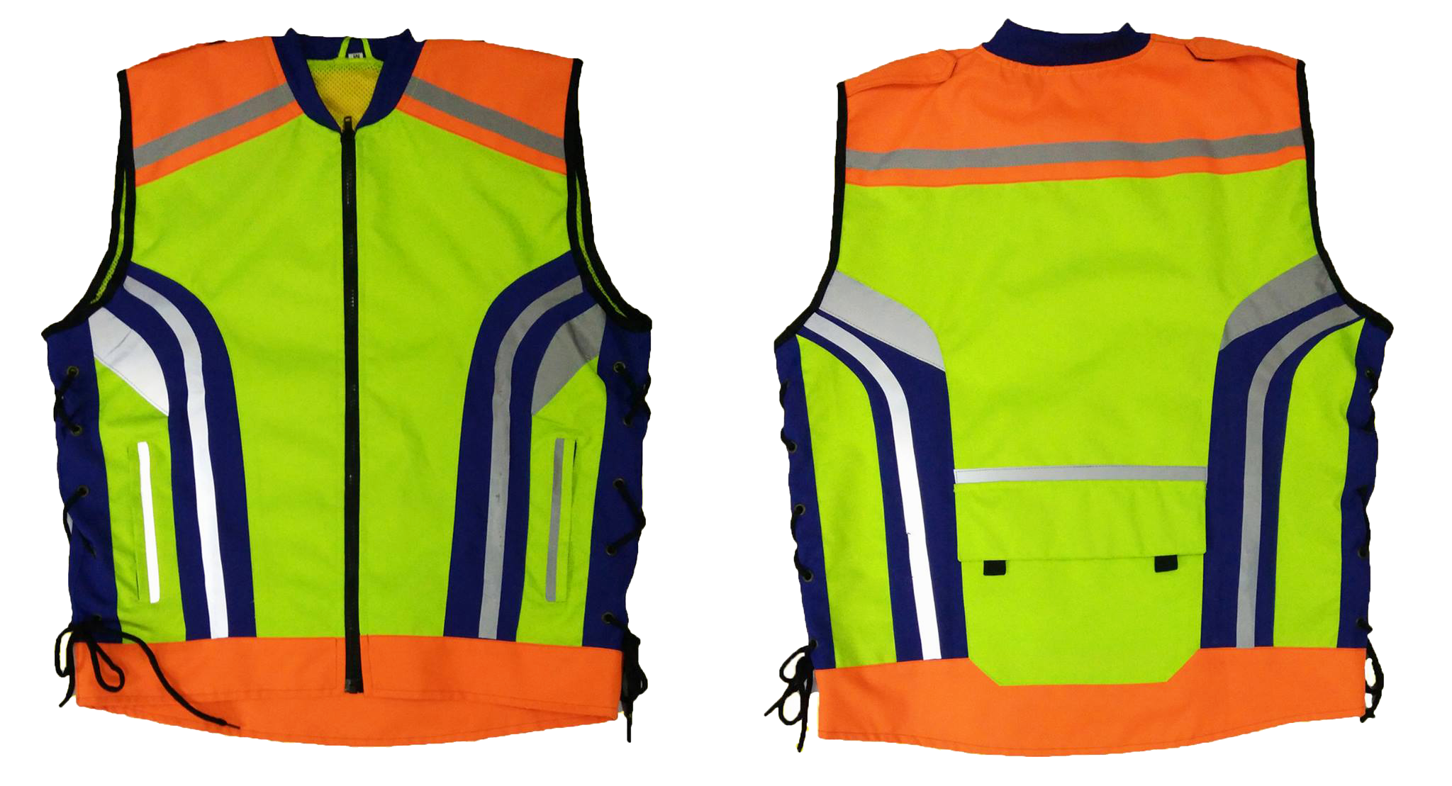 VEST AT ORANGE BLUE
