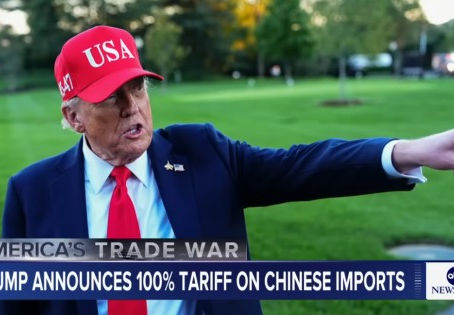 Trump heaps 100% tariff on Chinese goods as payback for Beijing’s restrictions on rare earths