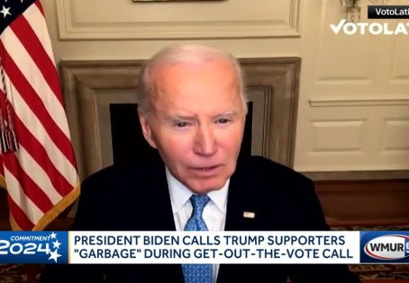 Biden Sparks Outcry After Calling Trump Supporters ‘Garbage’