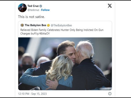 Sen. Ted Cruz: This ‘Babylon Bee’ Piece About Hunter Biden Isn’t Satire