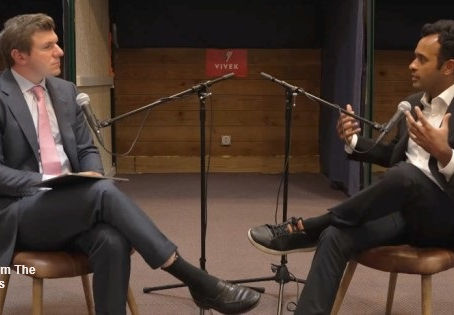 James O’Keefe Asks Vivek Ramaswamy If He’s a ‘Secret Democrat’ in New Sit-Down Interview