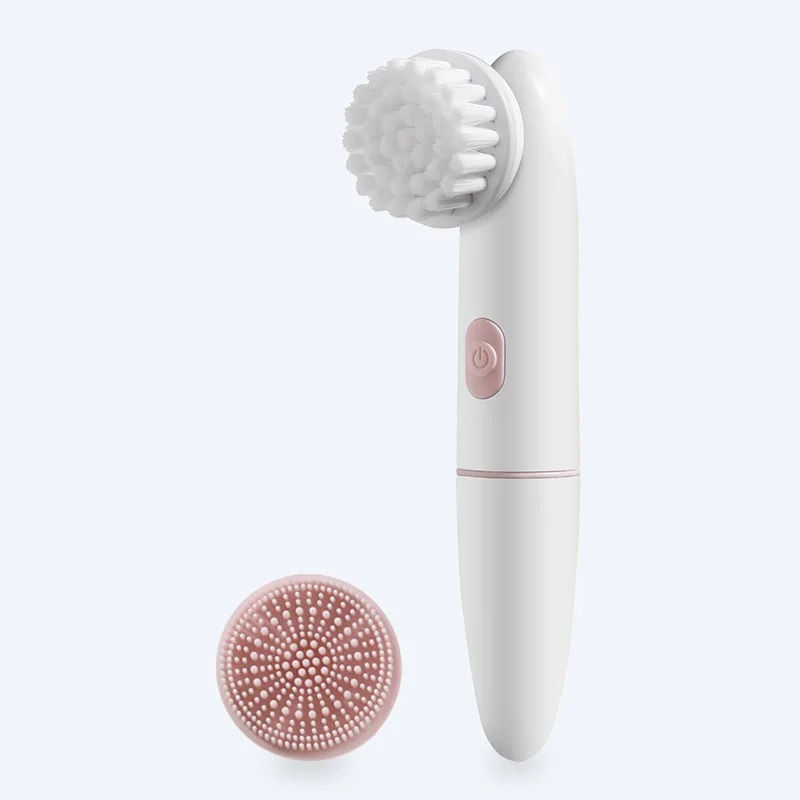 Thumbnail: Electric Silicone Face Cleansing Brush Waterproof 2 in 1 Double Head